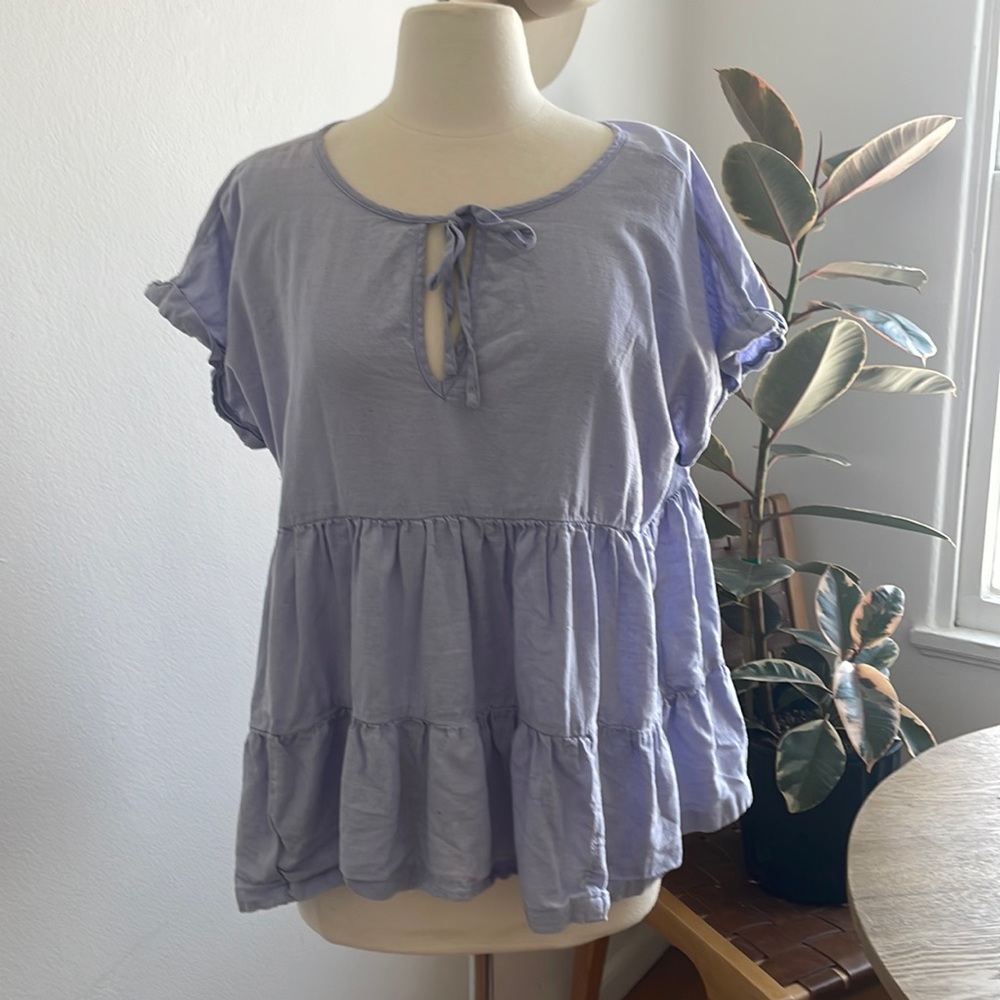 American Eagle purple top